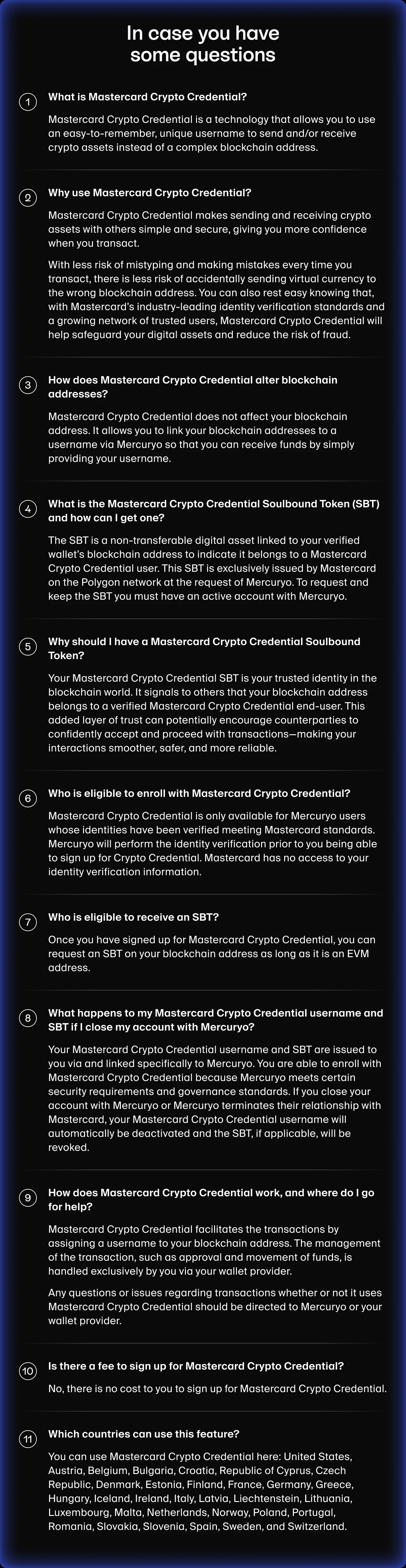 Mastercard and Mercuryo team up to simplify crypto transactions